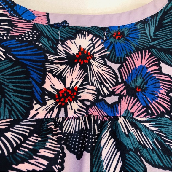 Maurices Purple Floral Sleeveless Top - Picture 5 of 16